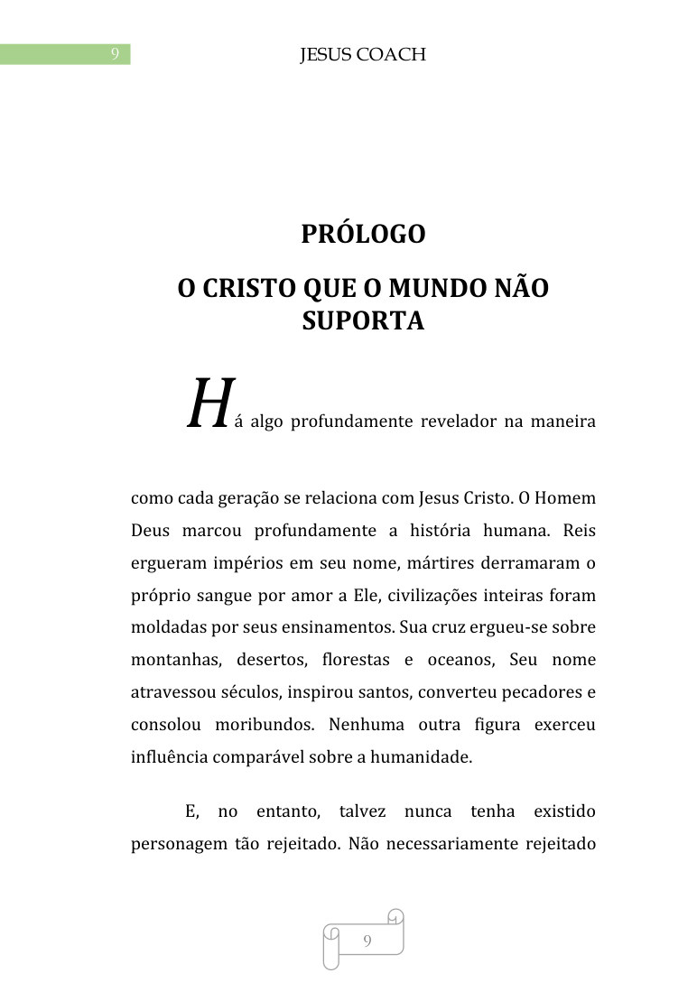 Página real 9 do livro Jesus Coach
