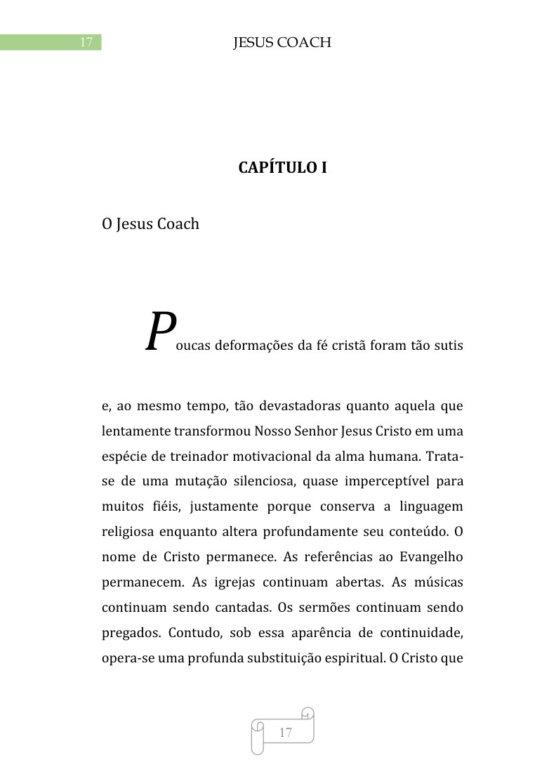 Página real 17 do livro Jesus Coach