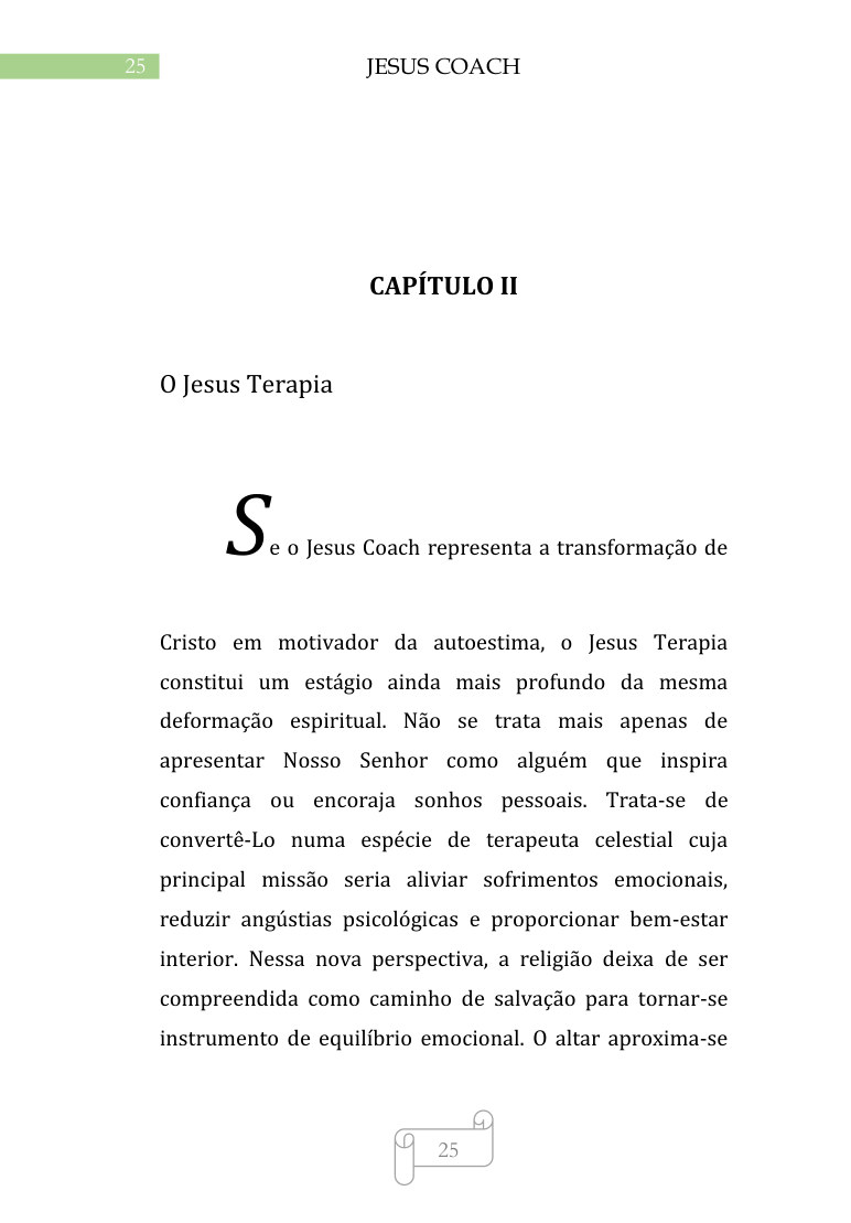 Página real 25 do livro Jesus Coach
