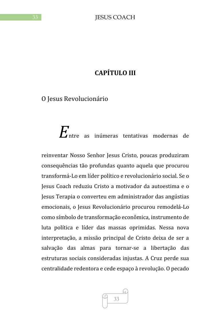 Página real 33 do livro Jesus Coach