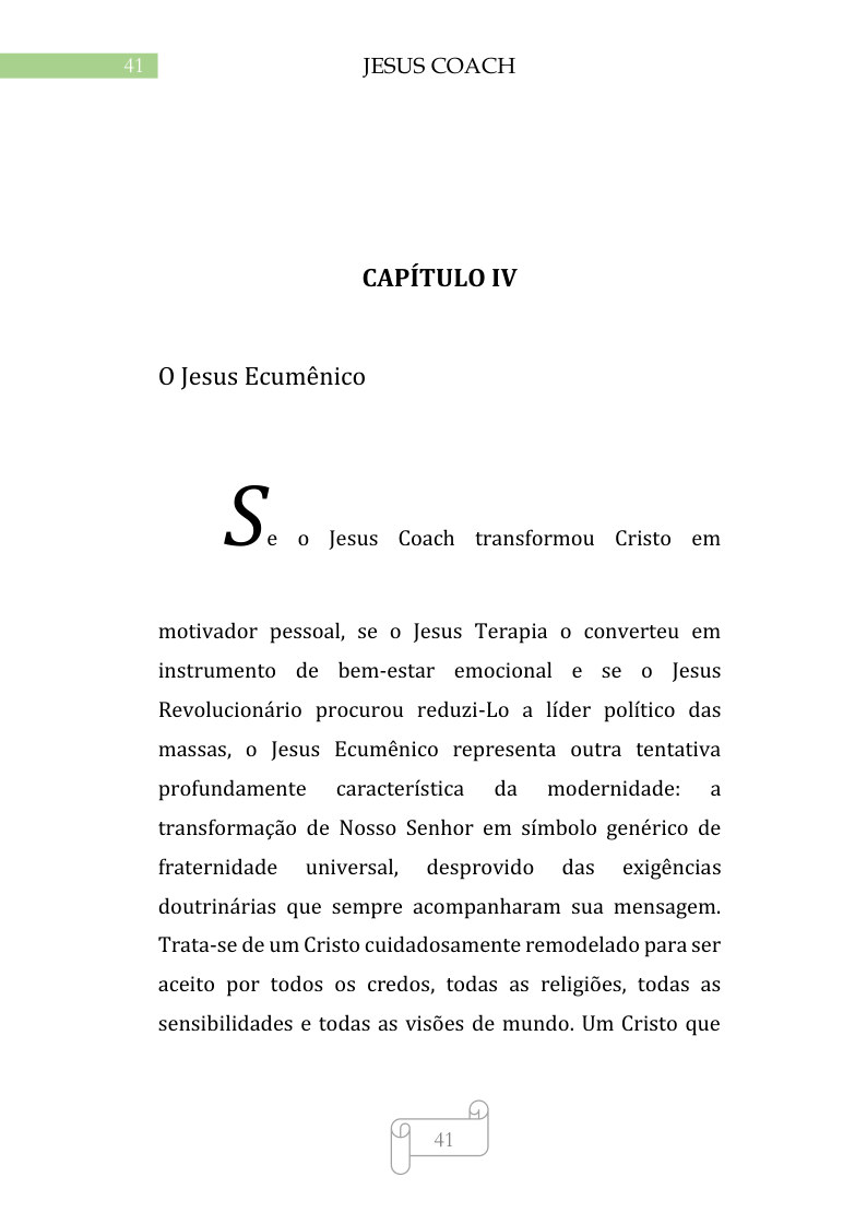 Página real 41 do livro Jesus Coach