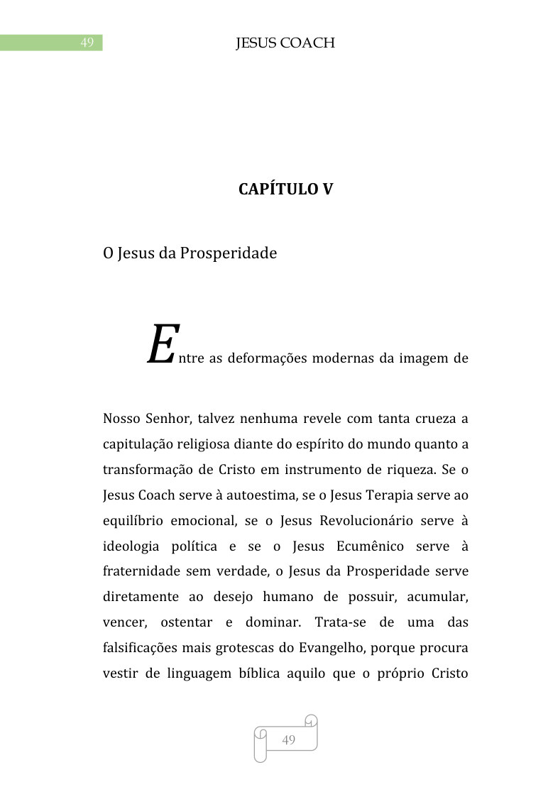 Página real 49 do livro Jesus Coach